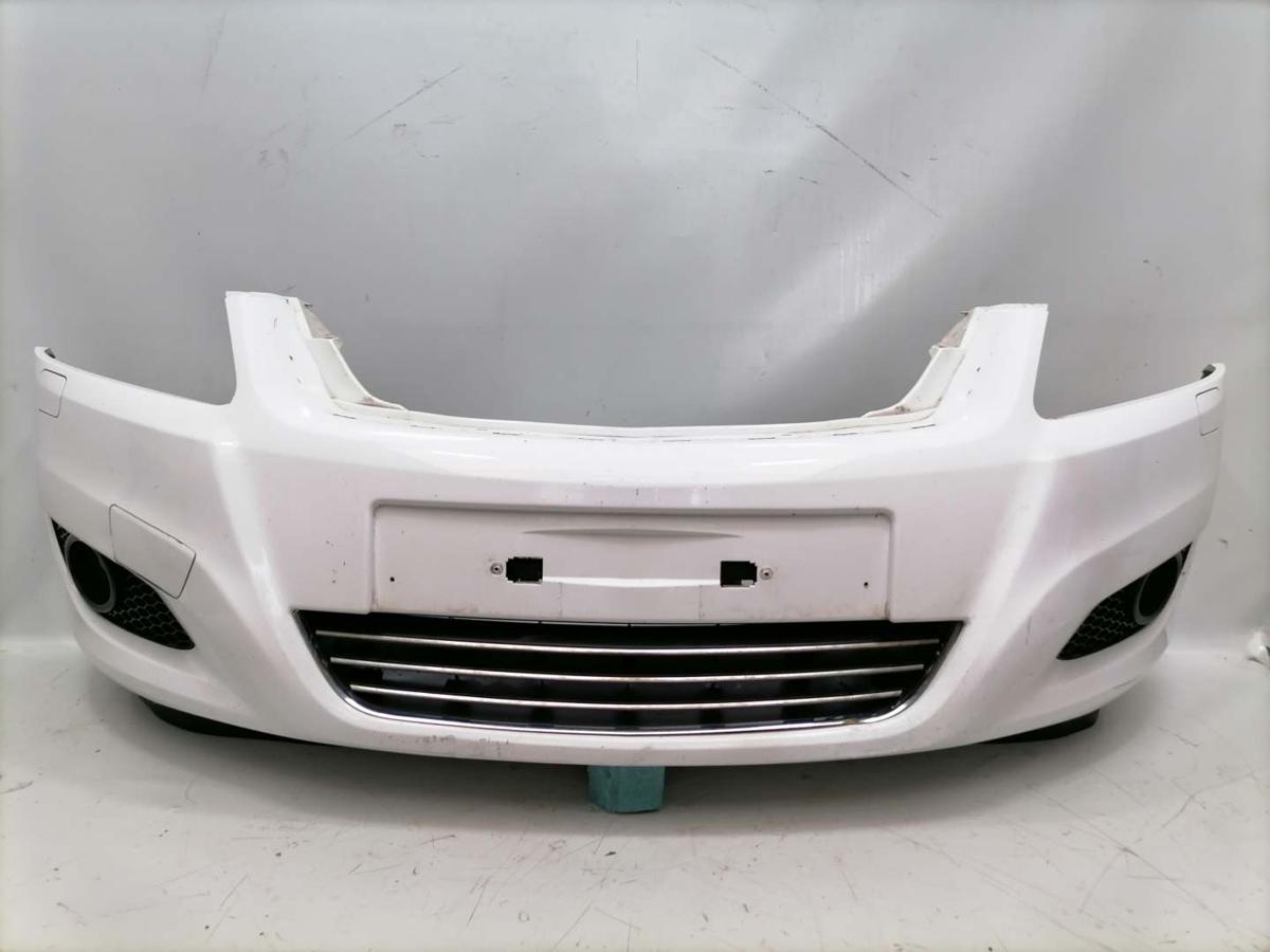 Opel Zafira B original Stoßstange Stossfänger vorn Z40R Schnee Weiss Facelift Bj.2009